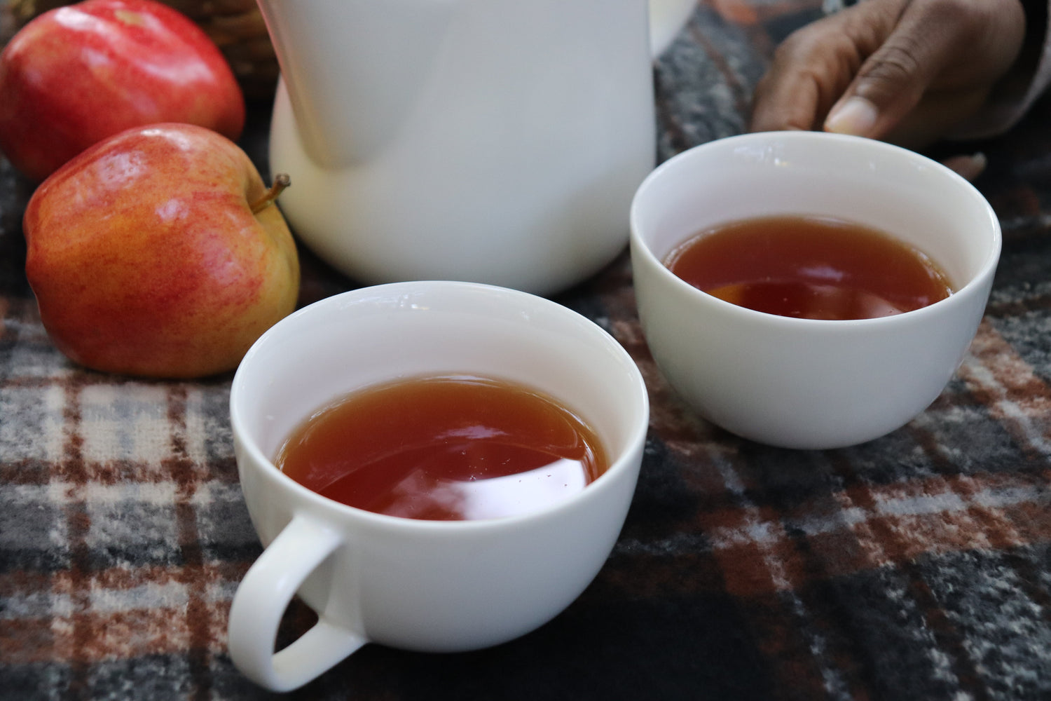 Cidre Chaud épicé à la tisane Pomme Canneberge