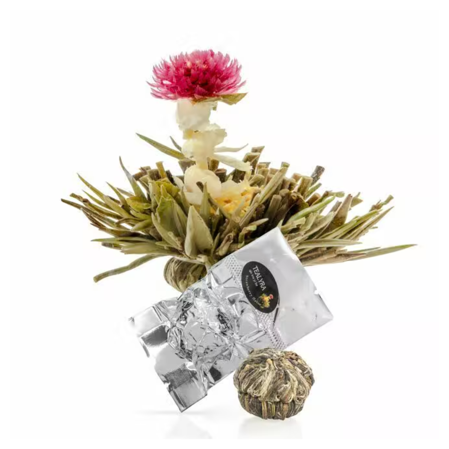 Fleurs de thé florissantes